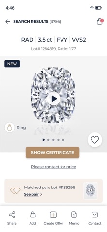 A.A Rachminov Diamonds app screenshot