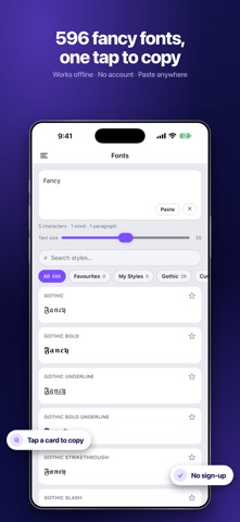 Fancy Font Generator Screenshot 5 of 5