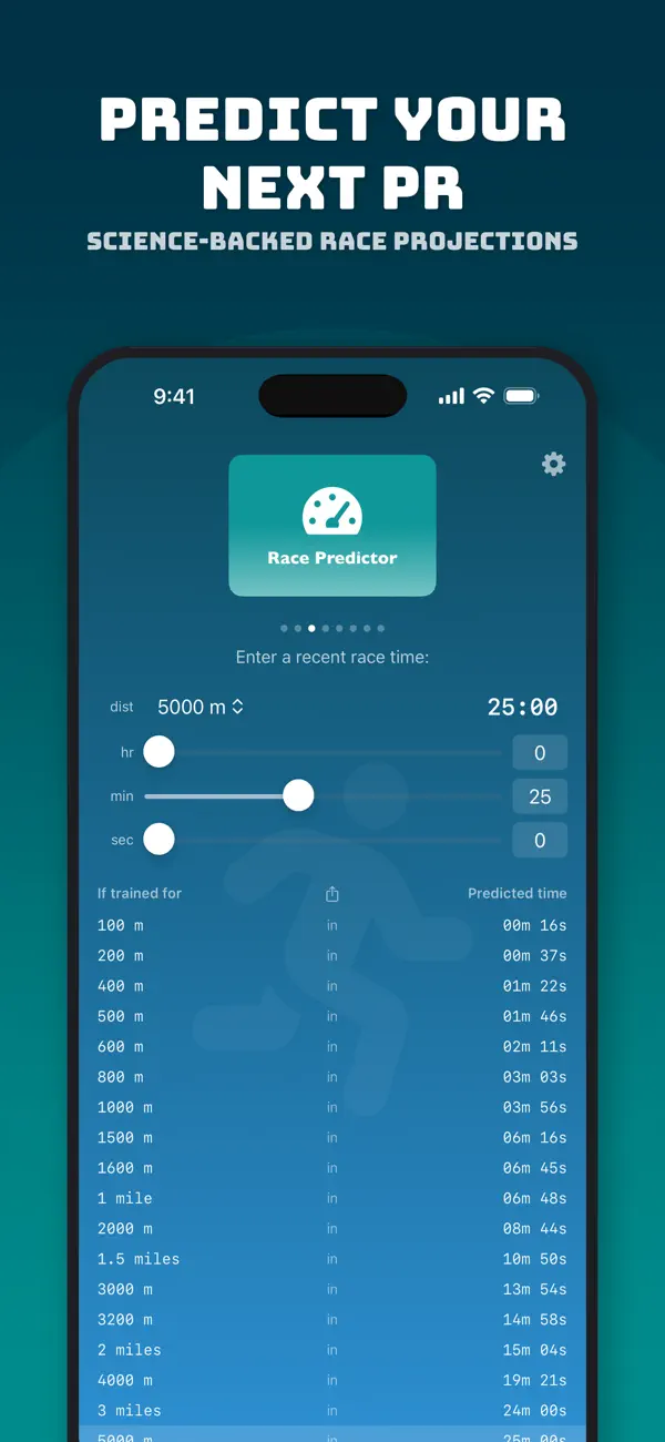 Screenshot #1 pour Runner's Tools
