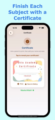 Shia Academy iPhone screenshot