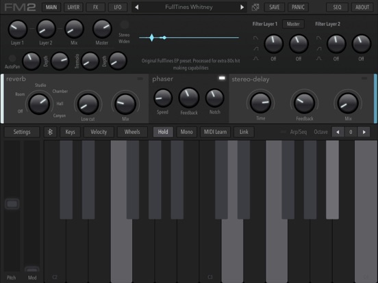 Screenshot #6 pour AudioKit FM Player 2: DX Synth