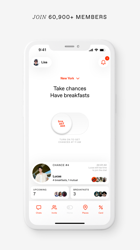 #2. The Breakfast: meet new people (iOS) Által: The Breakfast