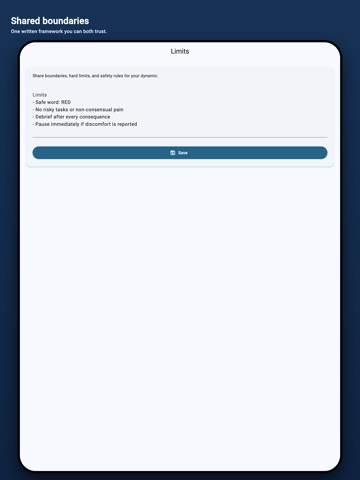 Obey - BDSM Tracker iPad screenshot