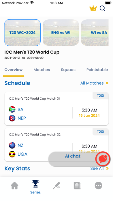 Cricket Live - World T20 Live Screenshot
