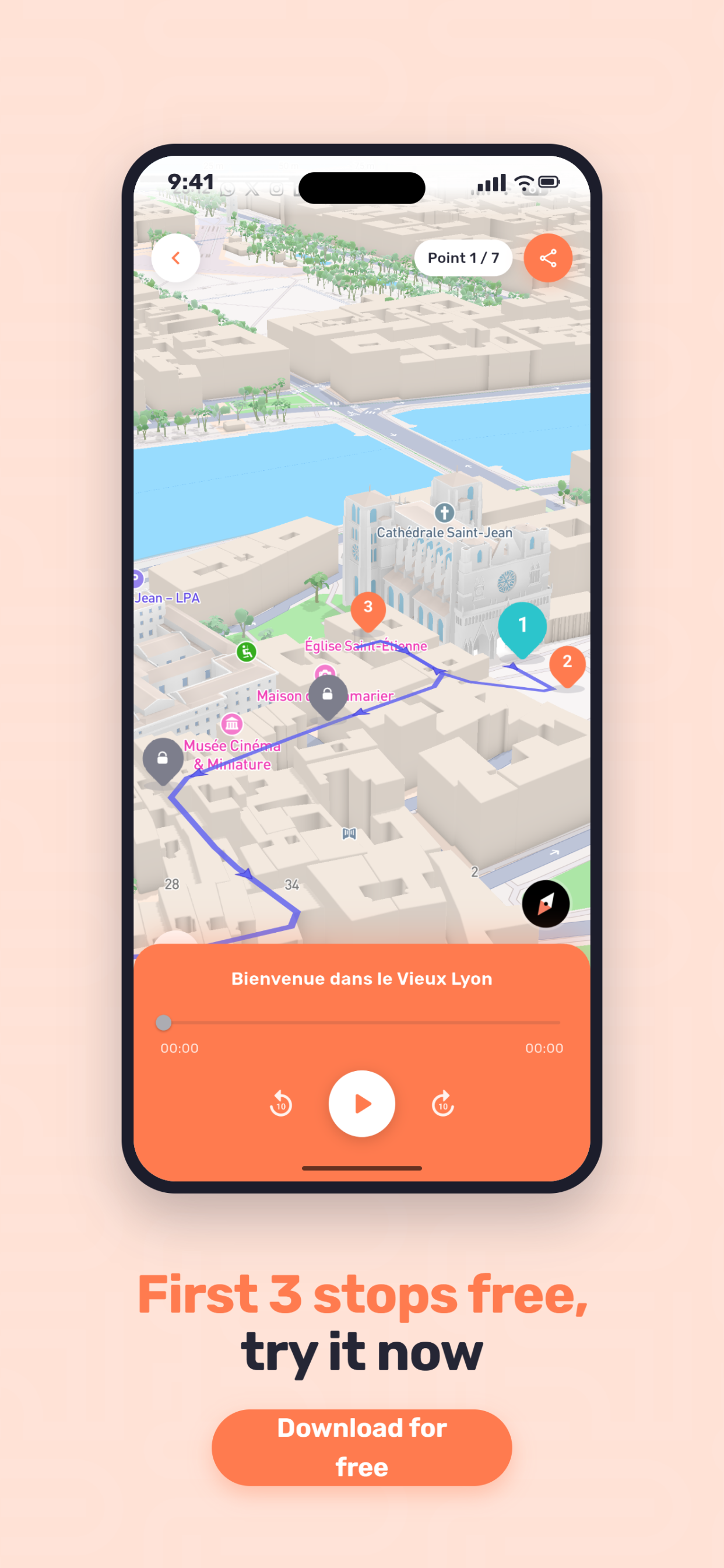 Liv'Story: Audio Guide & Road screenshot 6