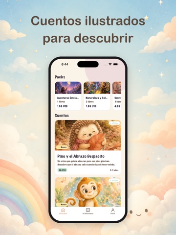Nubi - Cuentos para soñar iPad screenshot 1