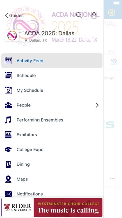 ACDA Conference App Screenshot