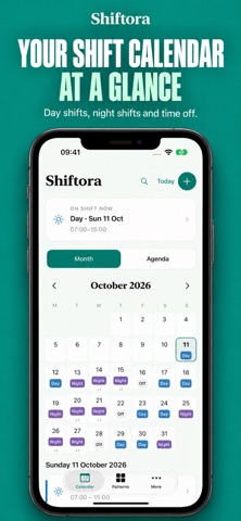 Shiftora: Shift Calendar Screenshot 1 of 6