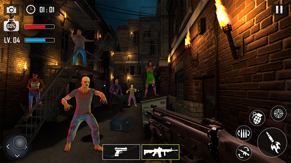 #5. Deadly Zombies Army Combat FPS (iOS) 由: elinx technologies