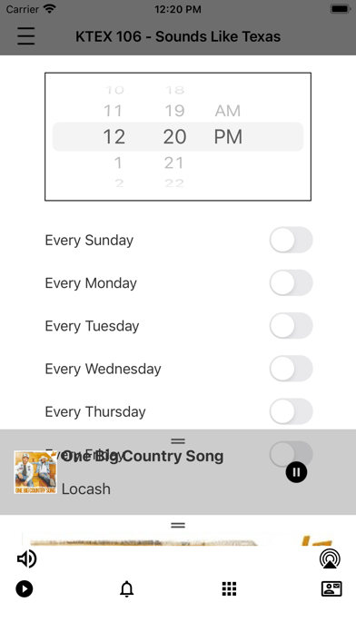 KTEX 106 Radio iPhone screenshot 4 - Entertainment app