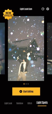 Light Leak Cam - Retro Filters iPhone screenshot