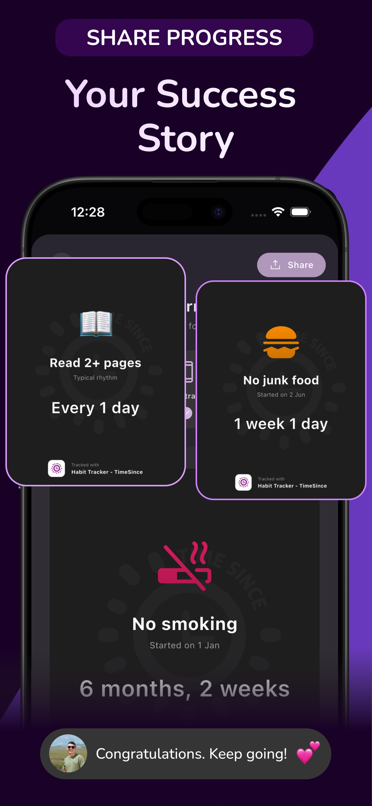 Habit Tracker - TimeSince screenshot 6