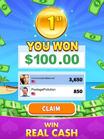 Spades Cash - Win Real Prize iPad screenshot