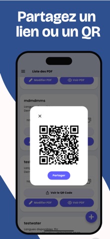 QRTransfer – PDF & QR code iPhone screenshot