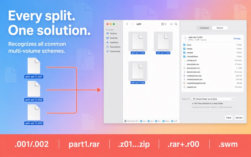 Archiver: Zip, RAR & 7z Opener iPhone screenshot