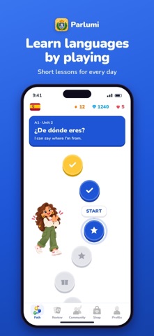Parlumi - Learn Languages screenshot 1