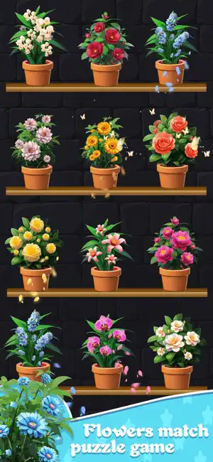 Flower Triple Sort:Blossom 3D screenshot 2
