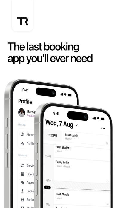 Trybe For Barbers app screenshot