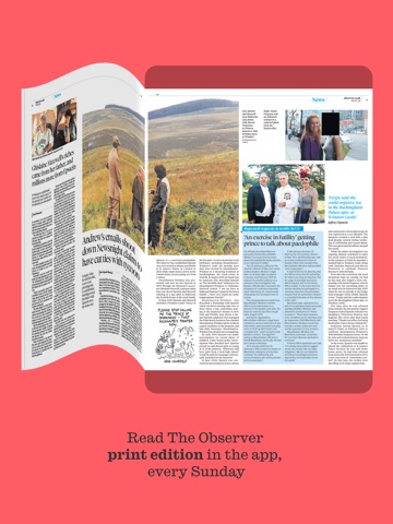 The Observer: News & podcasts iPad screenshot