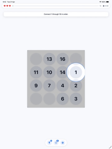 Numora: Number Path Puzzle iPad screenshot