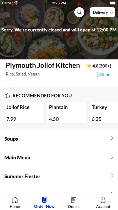 Plymouth Jollof Kitchen Screenshot