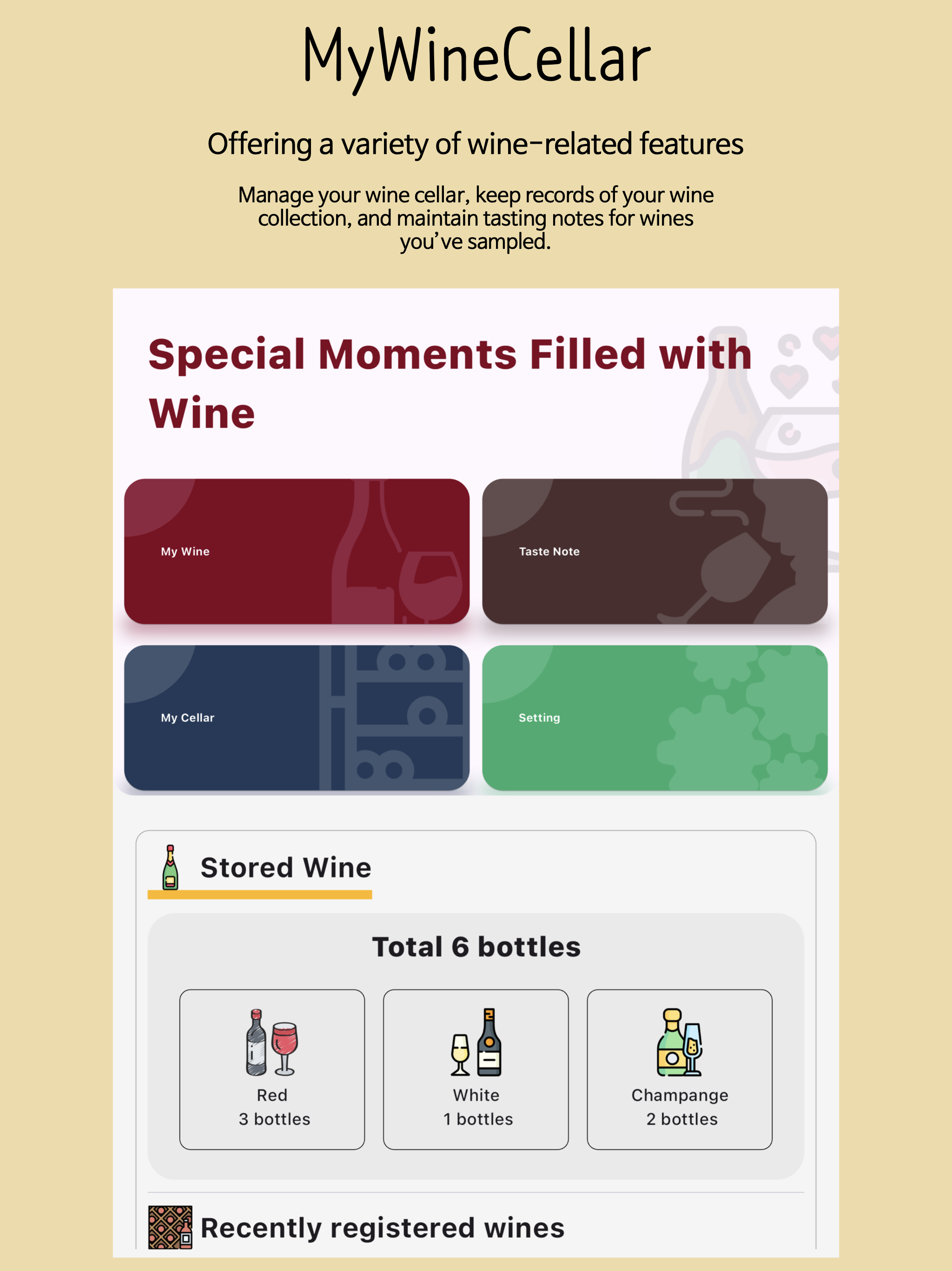 MyWineCellar - Wine App