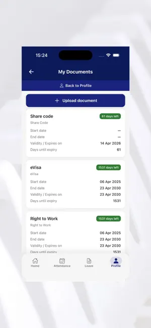 Elite HRM screenshot 3