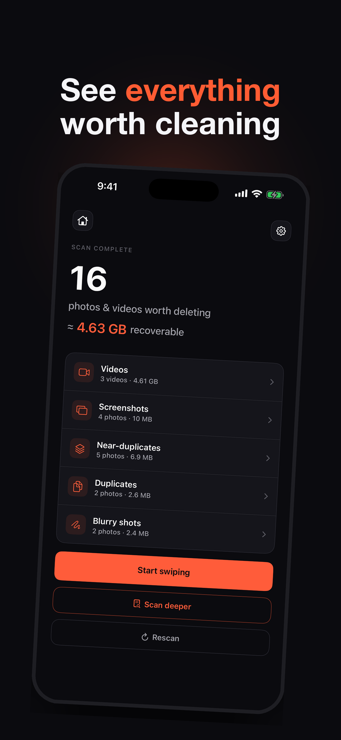 Photodrift Swipe Photo Cleaner screenshot 4