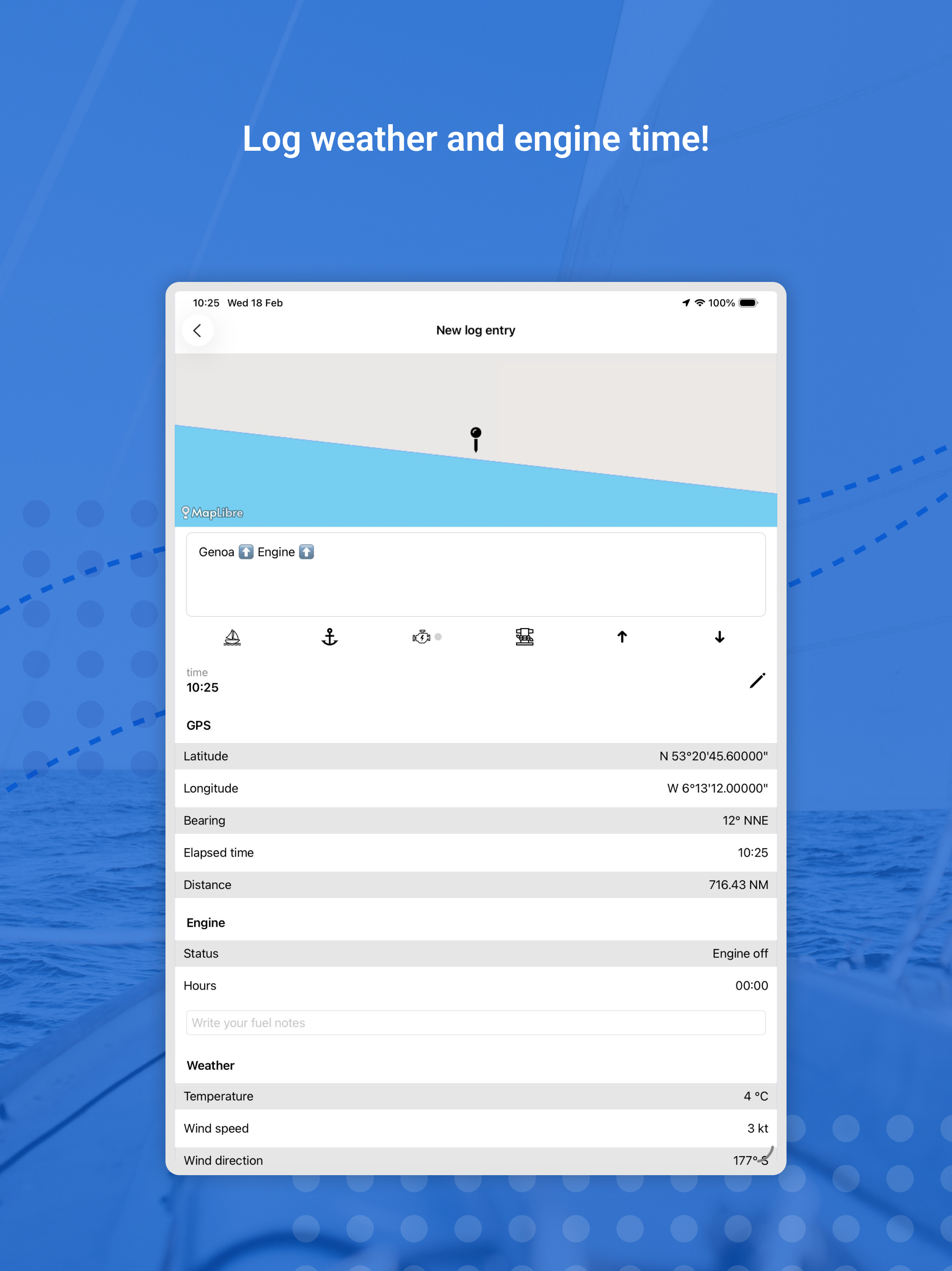 Boat Logbook & GPS Tracker