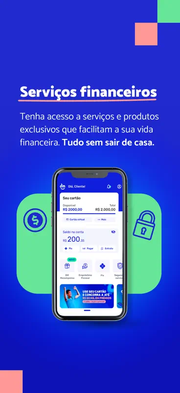 DM App: Conta, Crédito e Pix screenshot 5 of 8