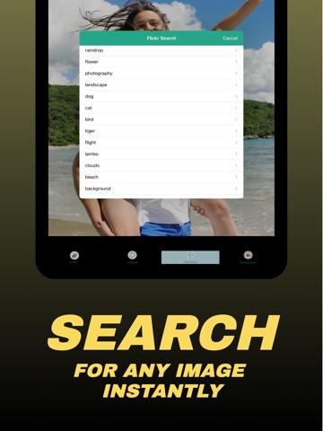 Photo Cut Out Erase Background iPad screenshot