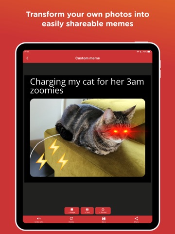 Meme Generator Plus ZomboDroid ipad screenshot 4