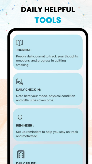 Quit Vaping Tracker App Screenshot