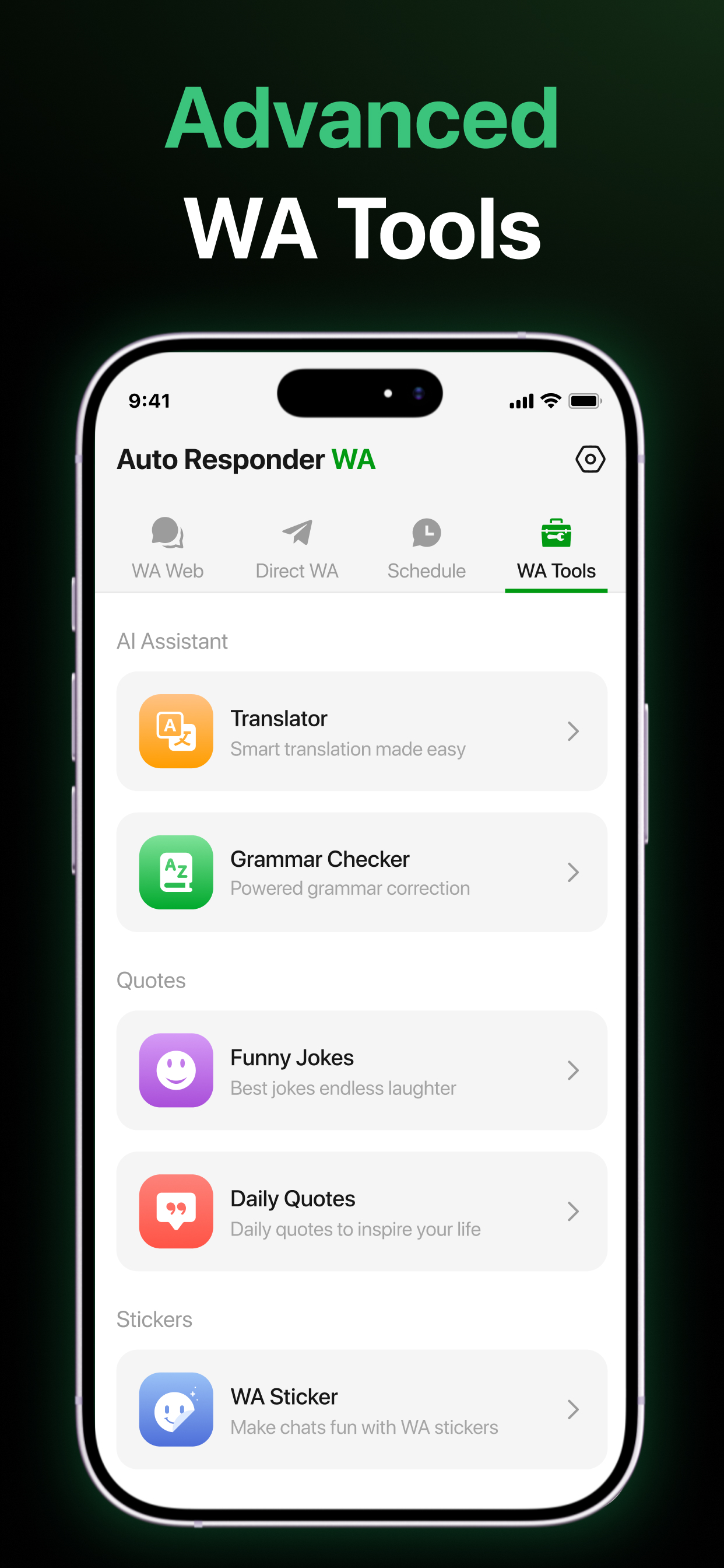 WA AutoResponder - Auto Reply screenshot 4