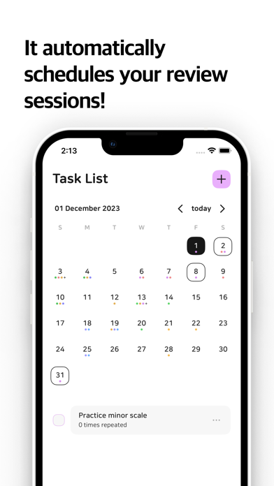 Ebbinghaus Planner - StudyPlan iPhone screenshot 4 - Productivity app