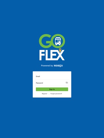 Go Flex Rides iPad screenshot