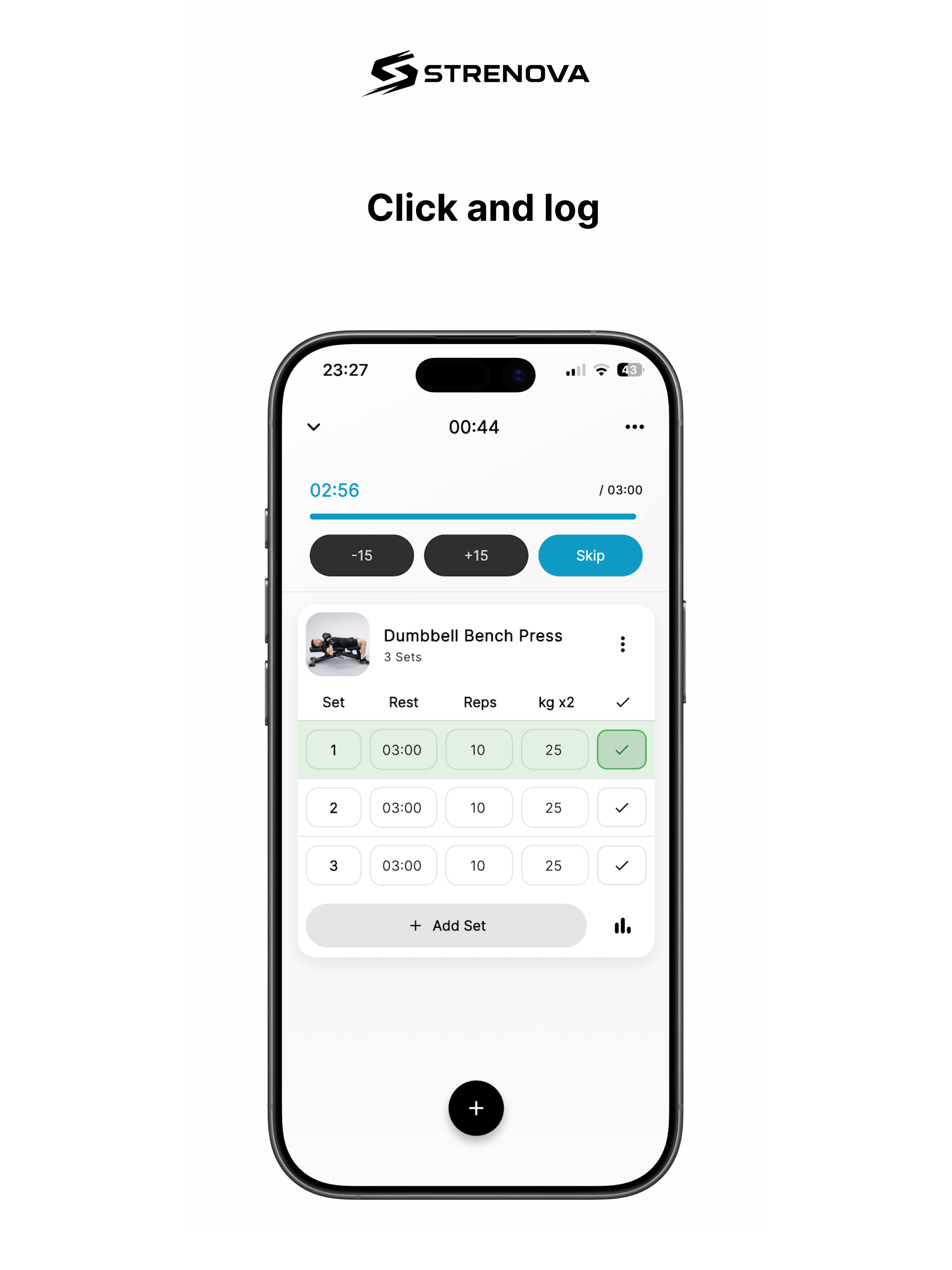 Strenova  - Workout Tracker