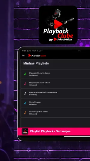 Playback Clube screenshot 1