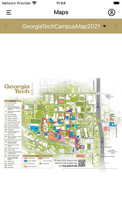 Georgia Tech Guidebook Screenshot