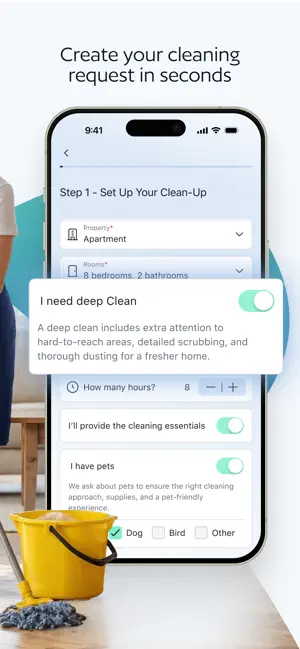 Sparkly: Makes cleaning simple screenshot 2