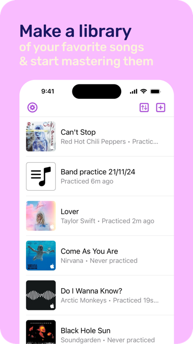 SongVault - Practice Songbook Screenshot