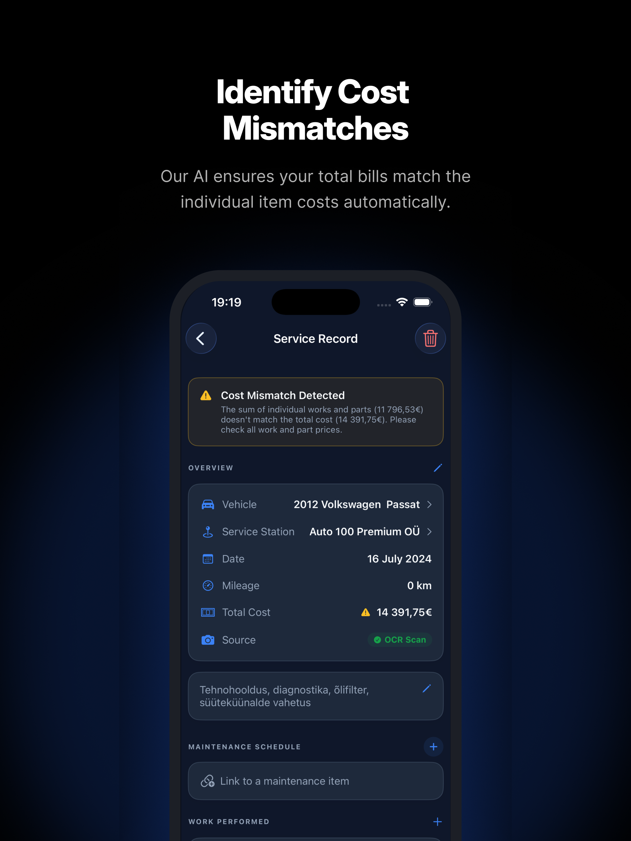 Pitlane – Car Service Scanner