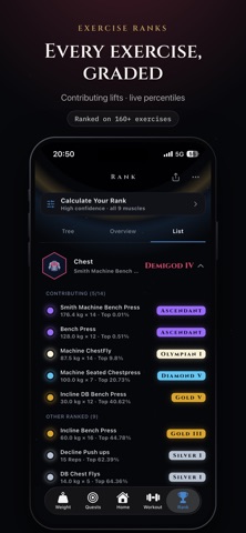 Gym Rank: Workout Tracker Screenshot 3 of 10
