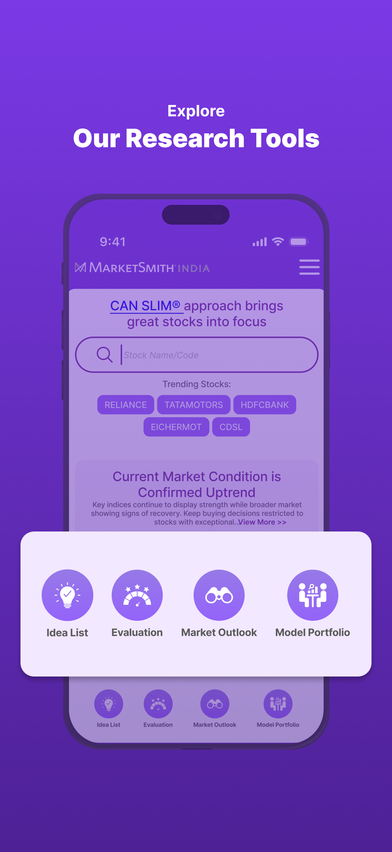 MarketSmith India -Stock Ideas