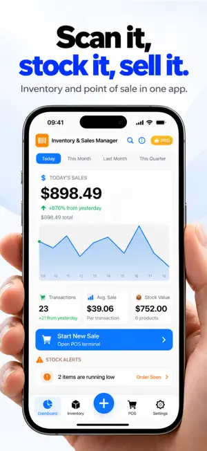 Inventory & POS: Sales Tracker screenshot 1