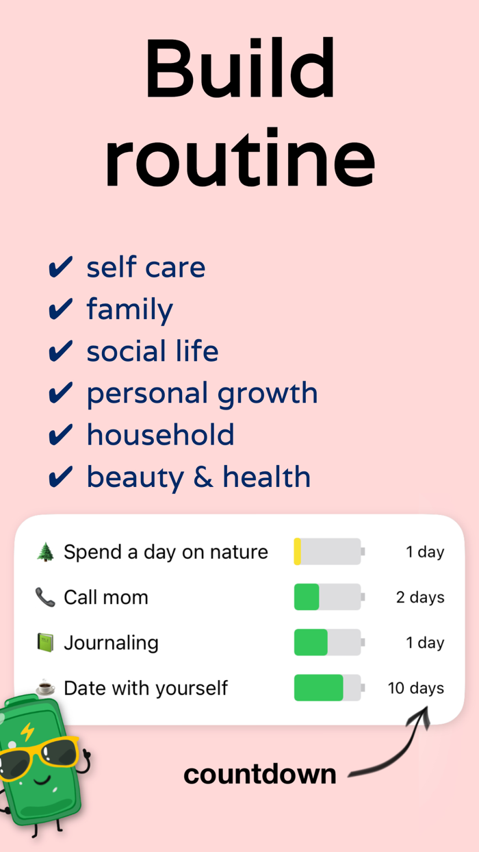 99 reminders – task countdown