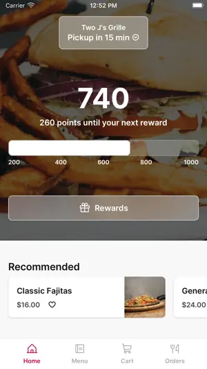 Two J's Grille screenshot 1