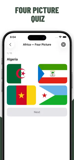 Flags Quiz Identify Flag screenshot 2