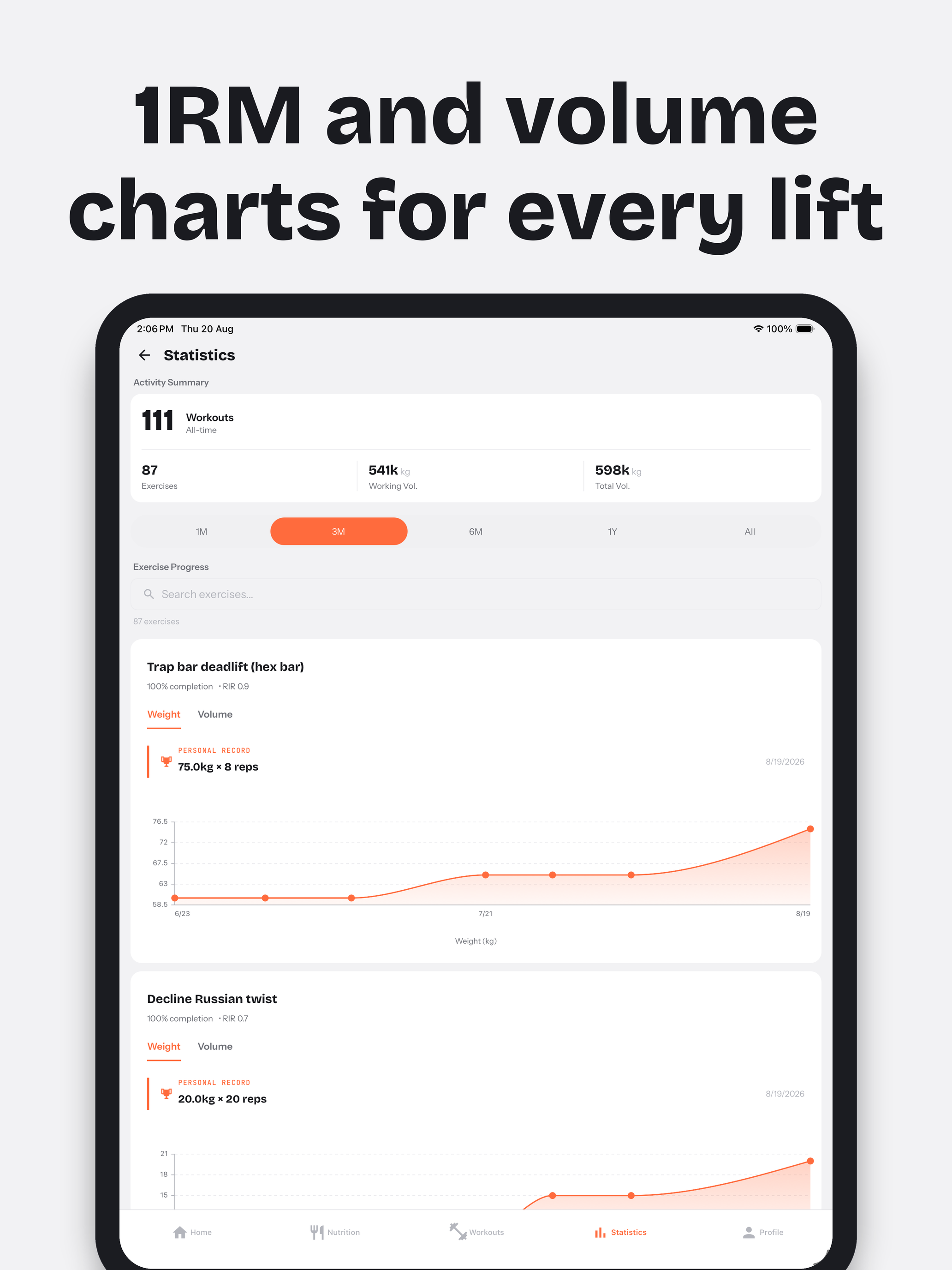 Plyox: Workout Tracker Gym Log screenshot 13