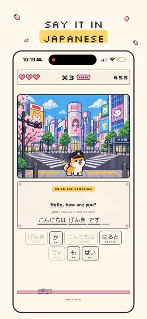 Nihongo Rush: Learn Japanese screenshot 3